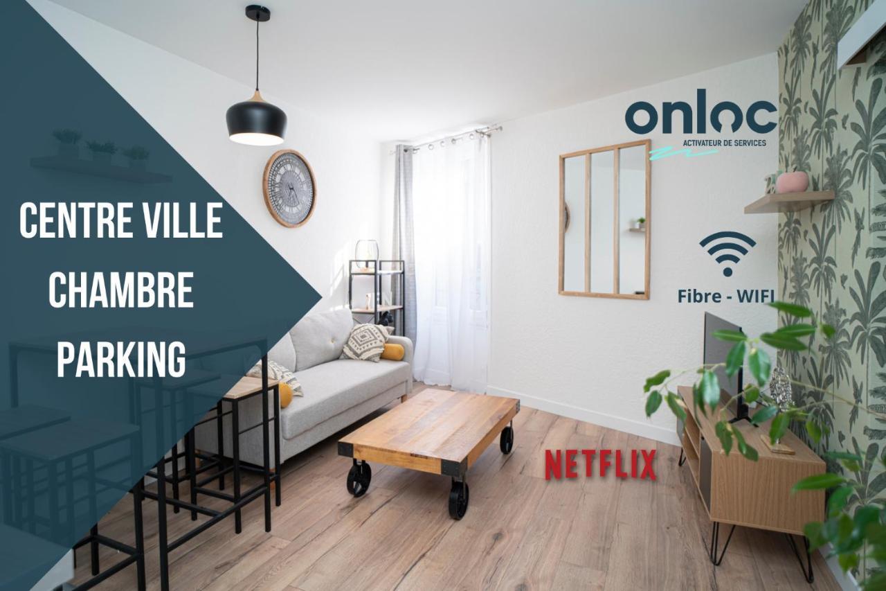 Onloc - Appart Reveil Proche Halles Avec Parking Pau Εξωτερικό φωτογραφία